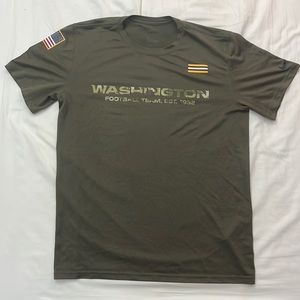 Green Nike NFL Washington Football Team Tee Shirt